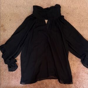 Vince Camuto Elegant Black Blouse